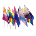 Pride Mini-Fähnchen (10 Stk.) - La Blutique Gay-Shop.berlinFlaggen & Windsäcke Berlin
