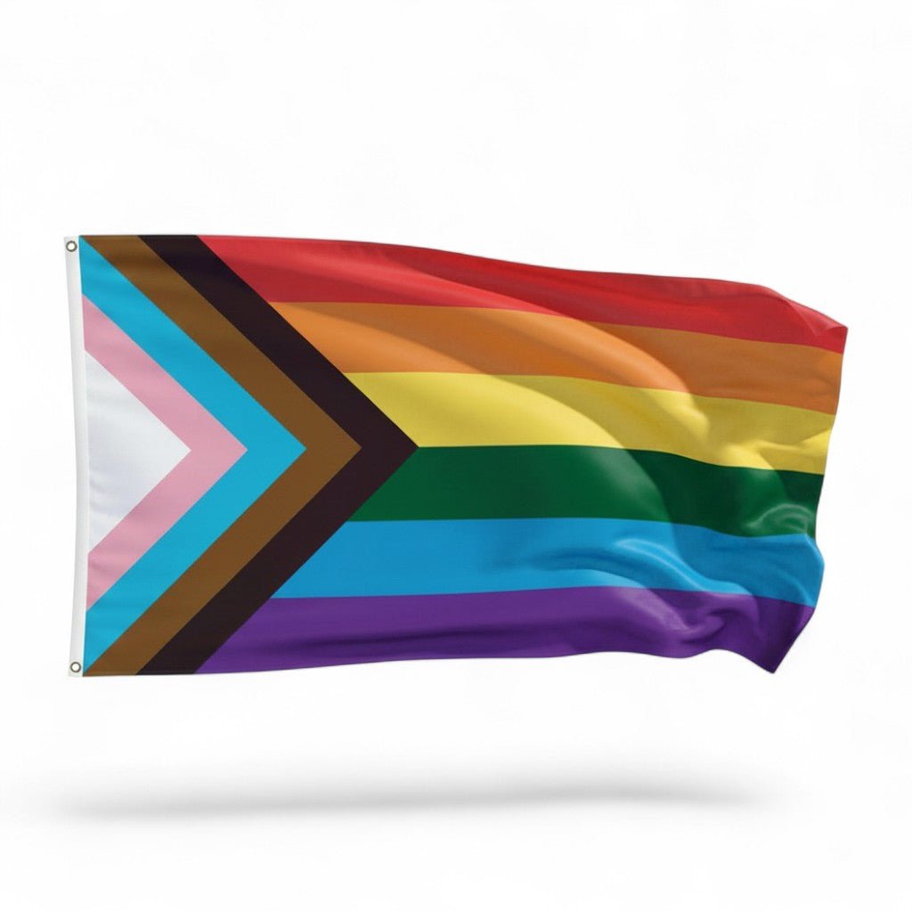 Progress Pride Flagge (90x150 cm) - La Blutique Gay-Shop.berlinFlaggen Berlin