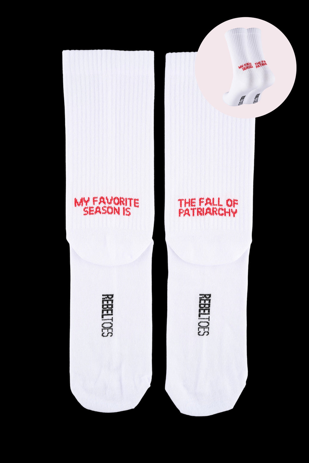 Rebel Toes: My favorite season is the fall of patriarchy - La Blutique Rebel ToesSocken Berlin