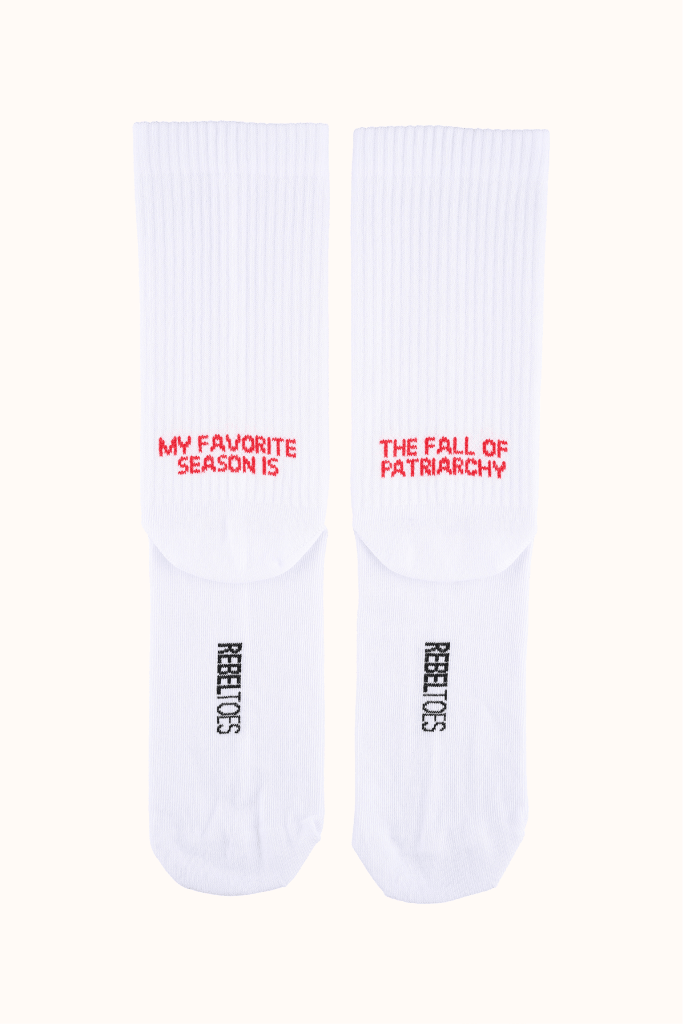 Rebel Toes: My favorite season is the fall of patriarchy - La Blutique Rebel ToesSocken Berlin