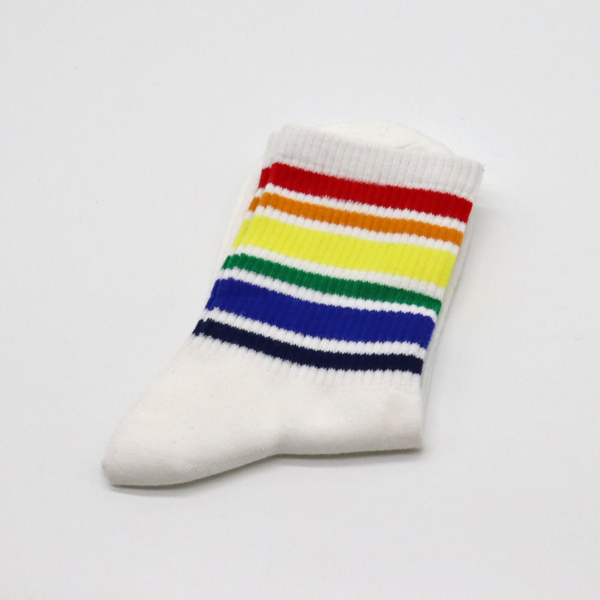 Regenbogen-Socken (Schwarz/Weiß mit Streifen) - La Blutique Gay-Shop.berlinSocken Berlin