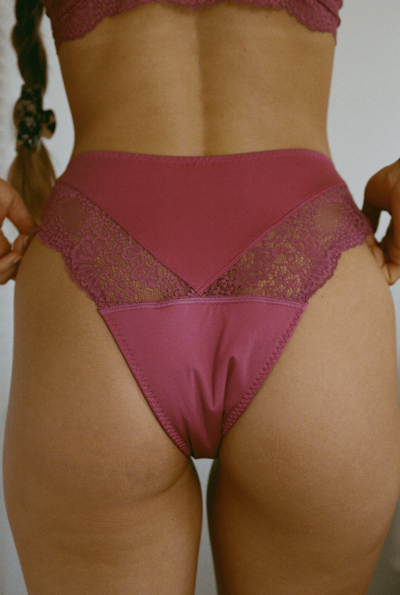 Rosalie Periodenslip - Mauve - La Blutique NénésPeriodenunterwäsche Berlin