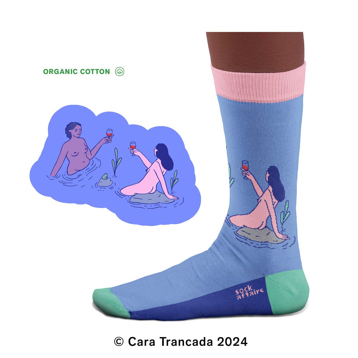 Rotwein im See - La Blutique Sock AffairsAccessoire Berlin