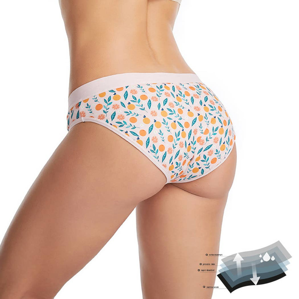 Sommerfrüchte - Baumwollslip - La Blutique Curvy FixPeriodenunterwäsche Berlin