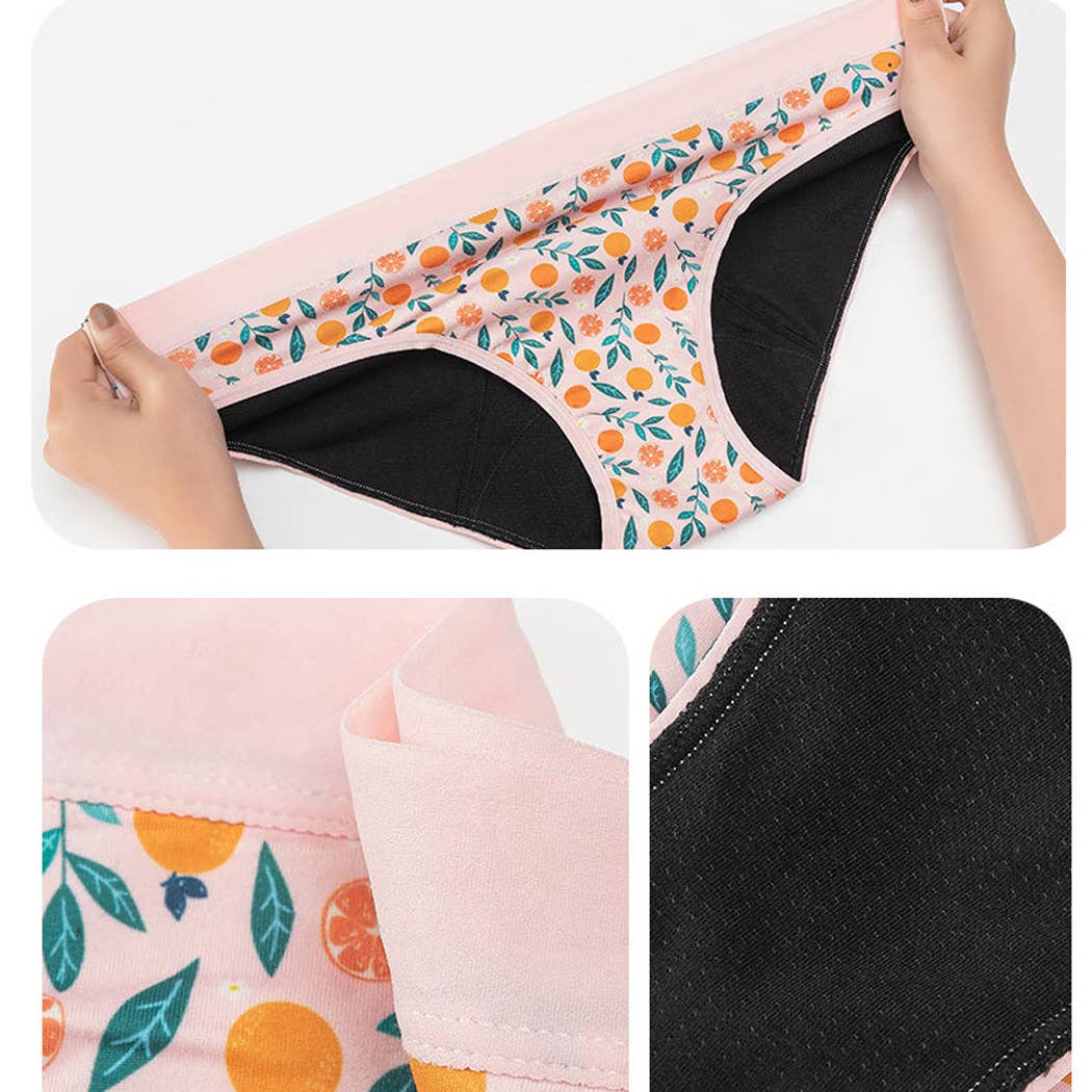 Sommerfrüchte - Baumwollslip - La Blutique Curvy FixPeriodenunterwäsche Berlin