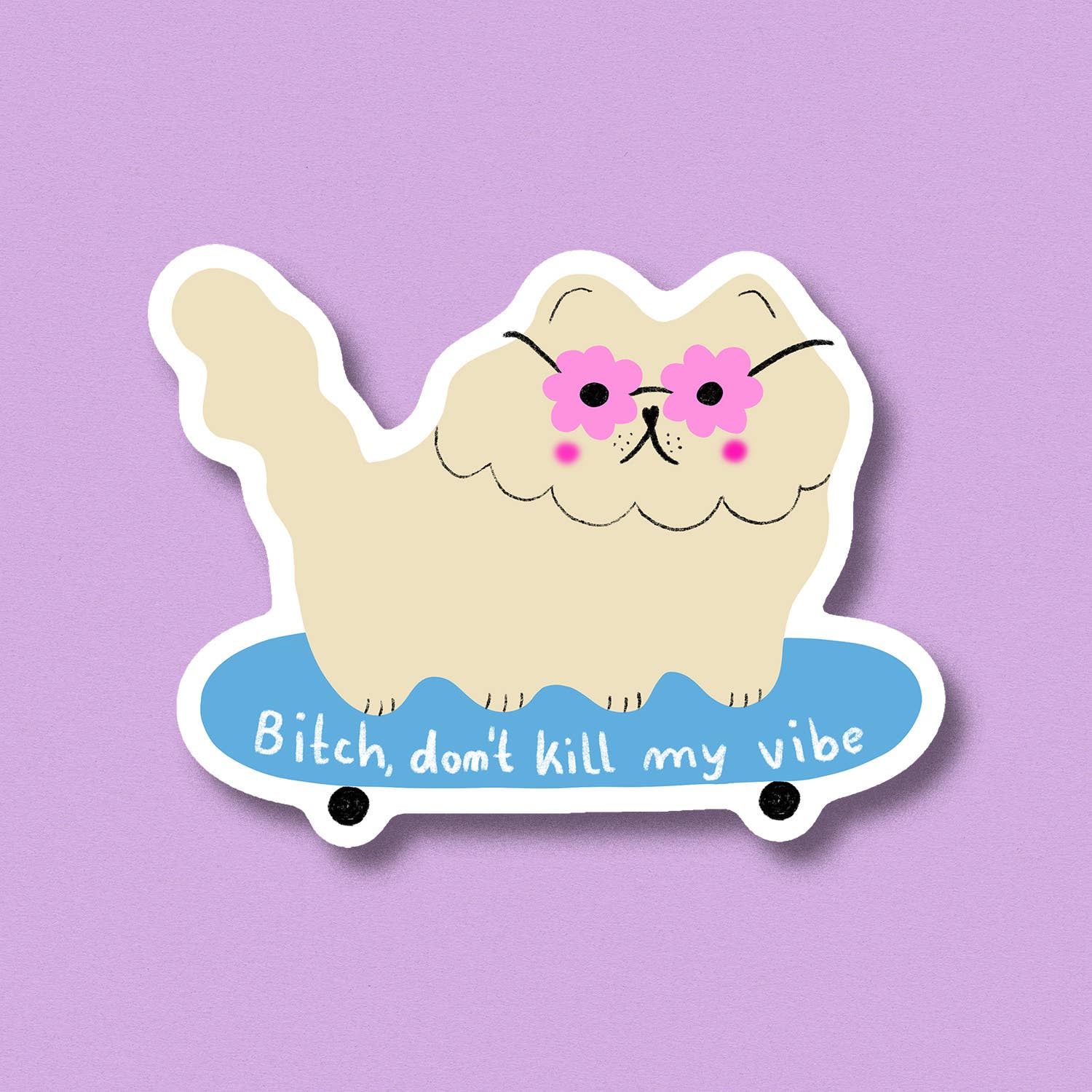 Sticker Don‘t Kill My Vibe - La Blutique Jenne Grassmann Berlin