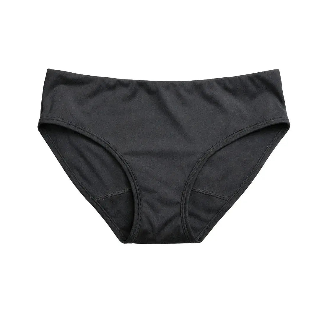 Teen Period. Bade-Bikini – Schwarz - La Blutique The Period CompanyPeriodenunterwäsche Berlin