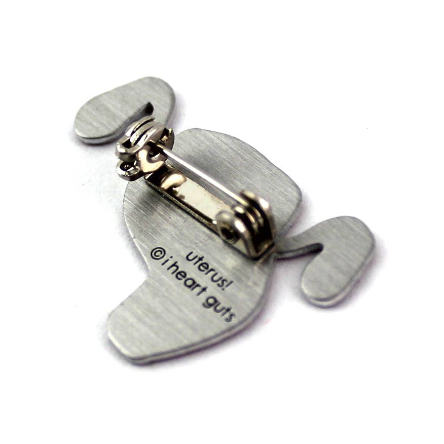 Uterus Anstecknadel - Gebärmutter Service! - La Blutique I Heart Guts | Organ Plushies Wholesale Berlin