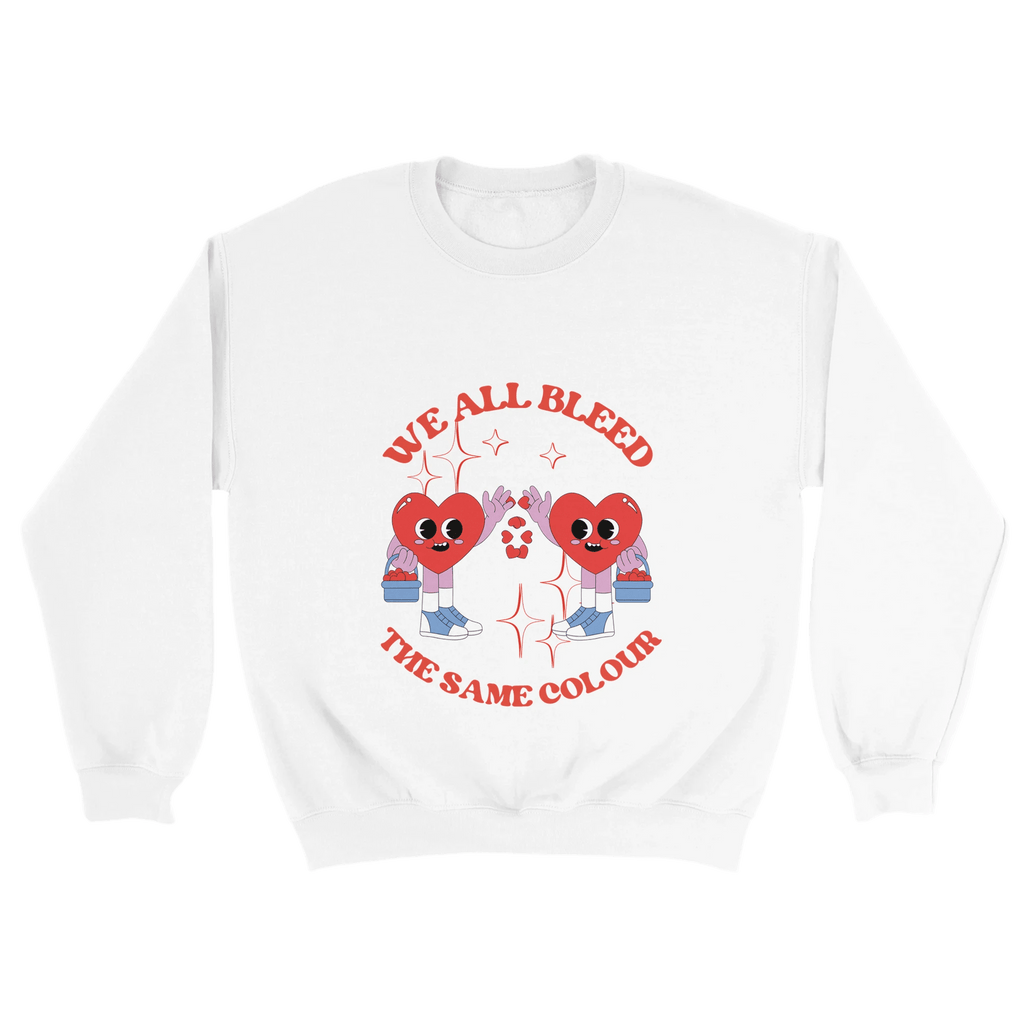 We all bleed the same colour - La Blutique La BlutiquePrint Material Berlin