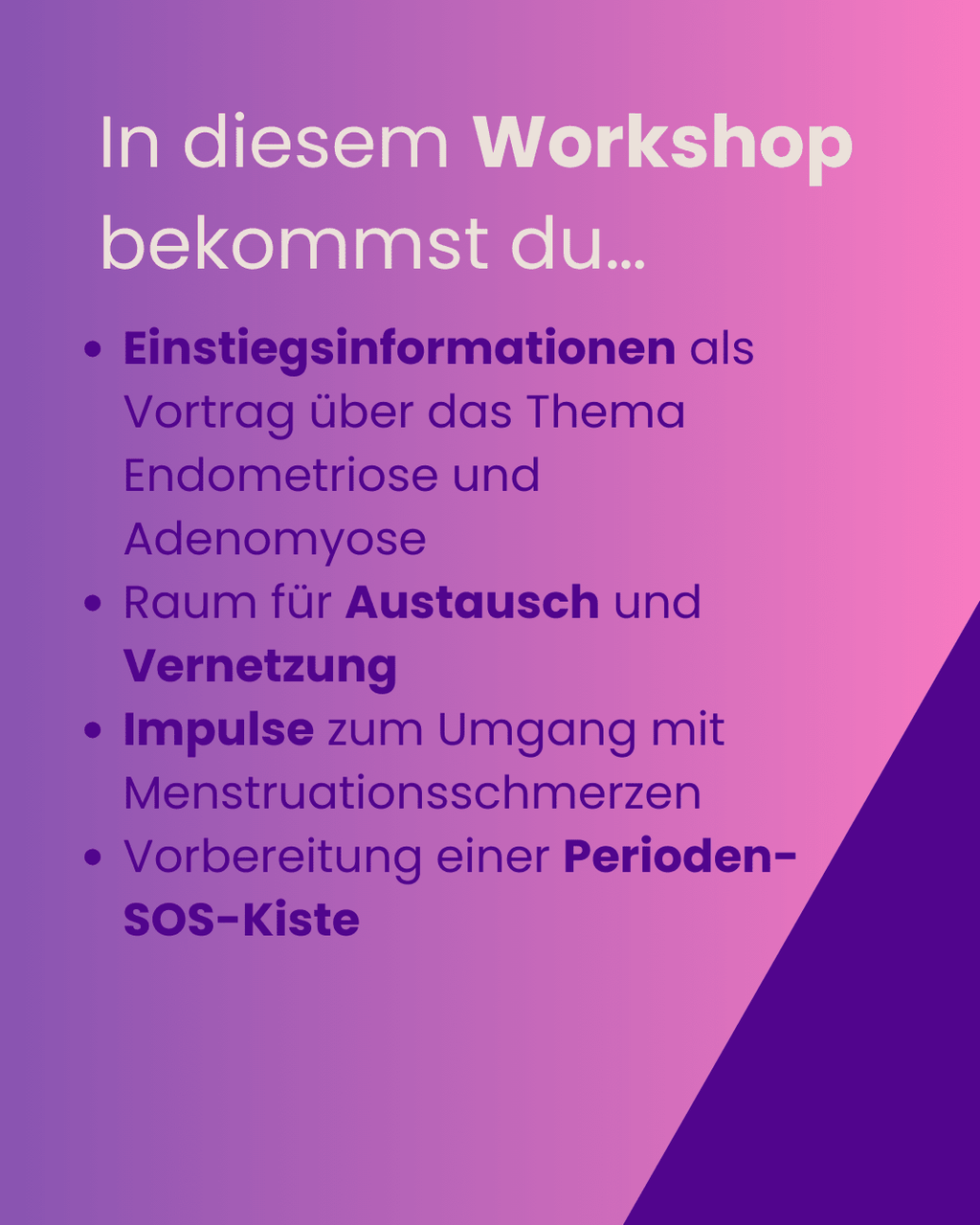 Workshop: „Bloody hell! Leben mit Endometriose“ - La Blutique La BlutiqueEvent Berlin