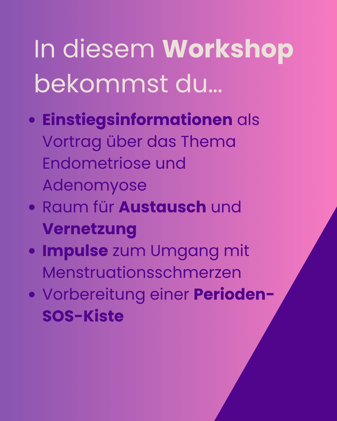 Workshop: „Bloody hell! Leben mit Endometriose“ - La Blutique La BlutiqueEvent Berlin